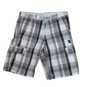 Silvertab Levi's plaid cargo shorts size 33